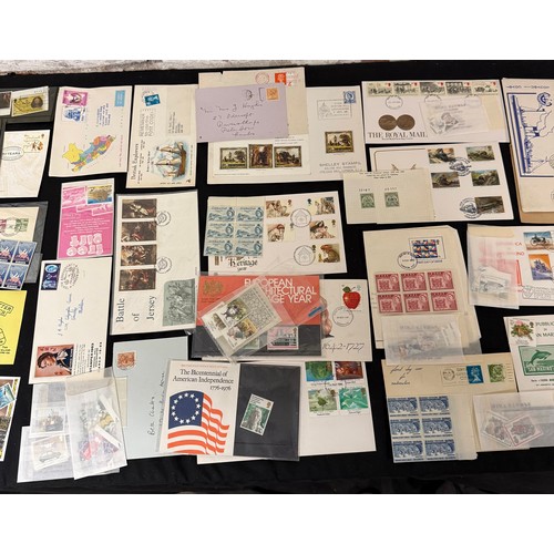 10 - Large Collection of Mixed Stamps to include First Day covers , Stampex , Cinderllas , Presentation P... 
