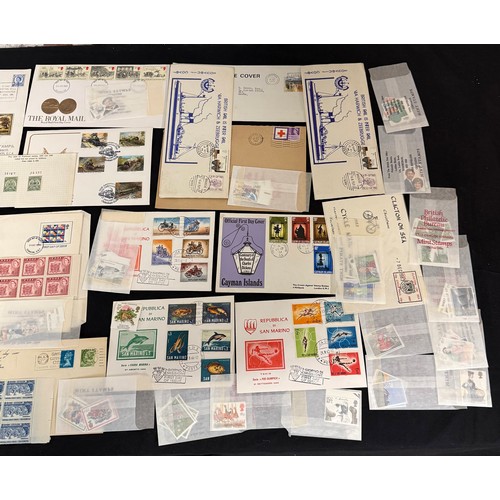 10 - Large Collection of Mixed Stamps to include First Day covers , Stampex , Cinderllas , Presentation P... 