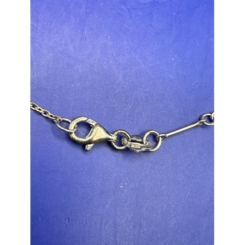 94 - Two Sterling Silver Chains weighing approximately 20.82g including Herringbone & Bar