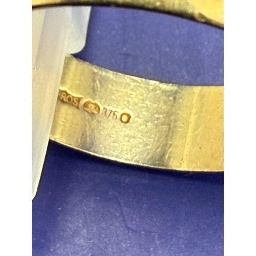 7 - 9ct Yellow Gold Wedding Band approx 3.46g 375