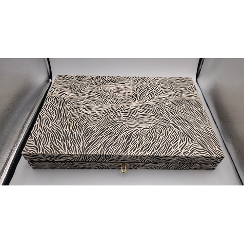 54 - Cased French Rococo Revival Cutlery Service, Handles Marked 800, With INOX-MASSIF Stainless Steel Kn... 