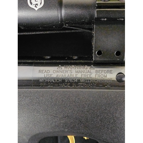 Weihrauch HW97 Black Line .177 Underlever Air Rifle With Nikko Stirling ...