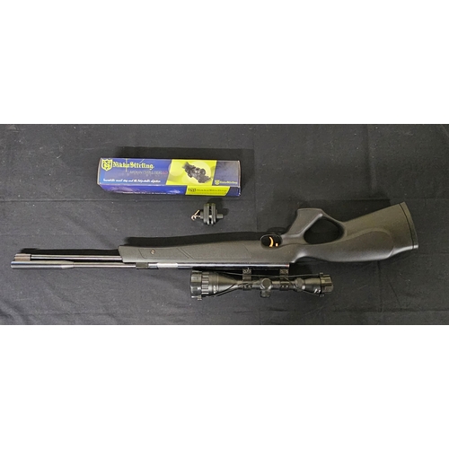 Weihrauch HW97 Black Line .177 Underlever Air Rifle With Nikko Stirling ...