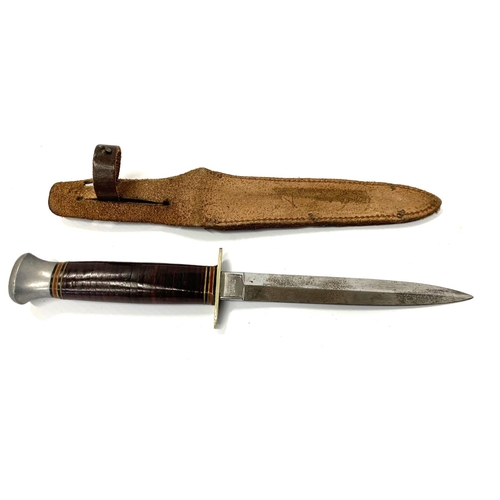 A 20TH CENTURY WILLIAM RODGERS DAGGER Inscribed to blade ‘I CUT MY WAY ...