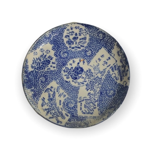 101 - A COLLECTION OF 19TH/20TH CENTURY JAPANESE BLUE AND WHITE PLATES
To include a blue and celadon meat ... 