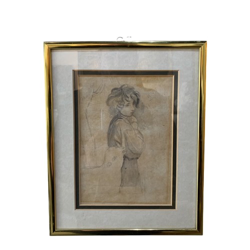 205 - SIR JOSHUA REYNOLDS, PRA, PLYMPTON, DEVON, 1723 - 1792, LONDON, RARE 18TH CENTURY PRELIMINARY SKETCH... 