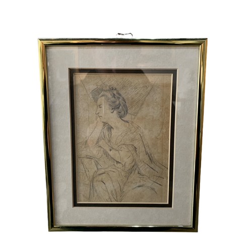 208 - SIR JOSHUA REYNOLDS, PRA, PLYMPTON, DEVON, 1723 - 1792, LONDON, RARE 18TH CENTURY PRELIMINARY SKETCH... 