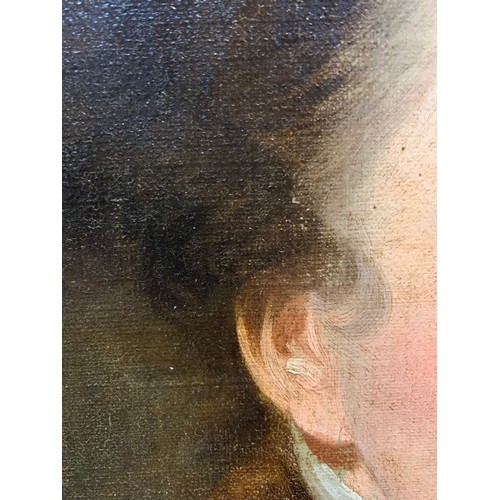 221 - WITHDRAWN
SIR JOSHUA REYNOLDS, PRA, PLYMPTON, DEVON, 1723 - 1792, LONDON, UNTRACED OVAL OIL ON CANVA... 