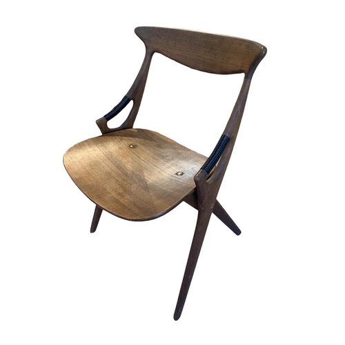 126 - ARNE HOVMAND OLSEN, DESIGNED FOR MOGENS KOLD, A MID 20TH CENTURY DANISH TEAK AND PLYWOOD ARMCHAIR
Ha... 