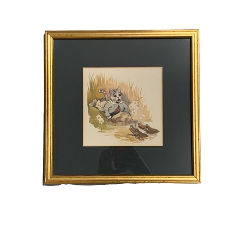 204 - LOUIS WILLIAM WAIN, 1860 - 1939, A COLLECTION OF SIX PRINTS.
(largest sight 13.2cm x 8.5cm, frame 18... 