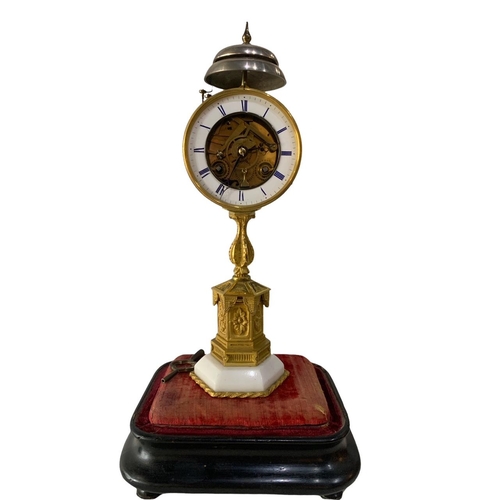 76 - AN UNUSUAL 19TH  CENTURY FRENCH PARIS EXHIBITION ORMOLU DOMED CLOCK
Striking petite sonnerie on two ... 