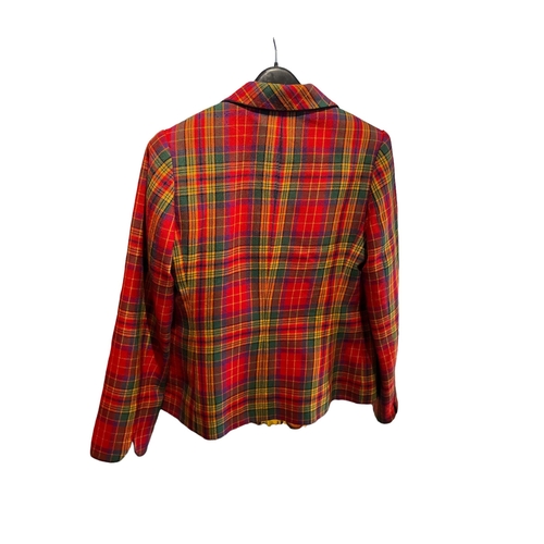 121A - CAROLINE CHARLES, A TARTAN JACKET.
(size 12)