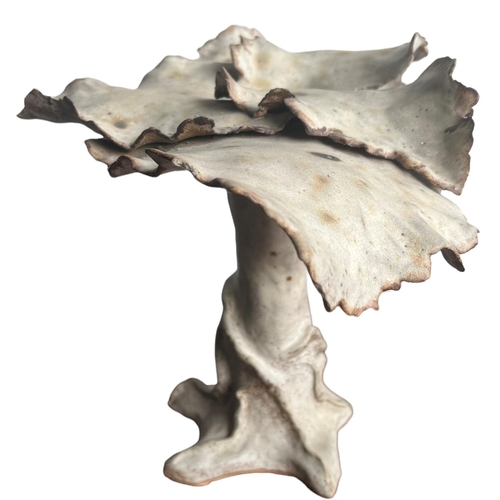 284 - ATTRIBUTED TO URSULA MORLEY PRICE, B. 1936, A LARGE STUDIO POTTERY SCULPTURE STYLISED CORAL TREE.
(h... 