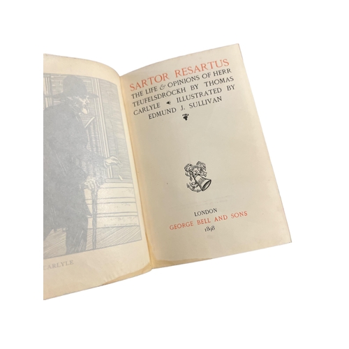 98 - THOMAS CARLYLE, FIRST EDITION SARTOR RESARTUS AND VARIOUS OTHER BOOKS
The Life & Opinions Of Herr Te... 