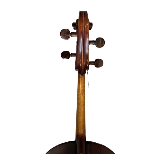 265 - OTTO VIENER, MITTENWALD, AN EARLY 20th CENTURY GERMANY CELLO WITH A 19TH CENTURY SWISS FINKEL ALLEGR... 