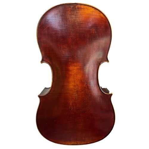 265 - OTTO VIENER, MITTENWALD, AN EARLY 20th CENTURY GERMANY CELLO WITH A 19TH CENTURY SWISS FINKEL ALLEGR... 