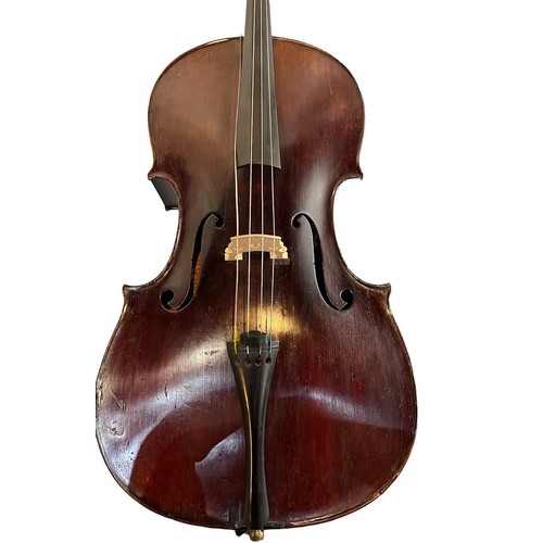 265 - OTTO VIENER, MITTENWALD, AN EARLY 20th CENTURY GERMANY CELLO WITH A 19TH CENTURY SWISS FINKEL ALLEGR... 