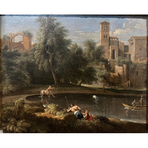 295 - STUDIO OF NICOLAS POUSSIN, LES ANDELYS, NORMANDY, 1594 - 1665, ROME, 17TH CENTURY OIL ON CANVAS 
Cla... 