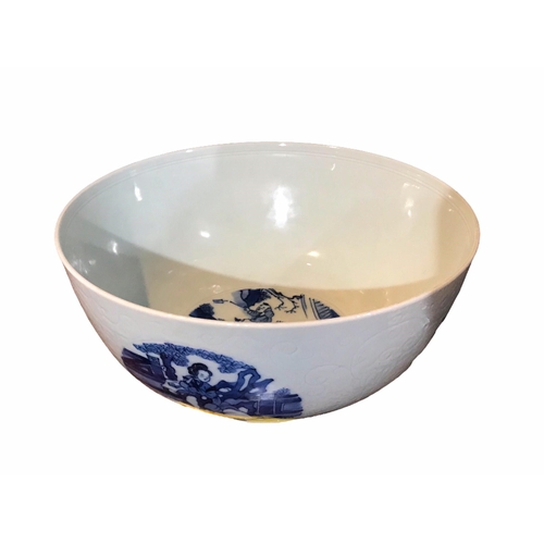 132 - A LARGE CHINESE BLUE AND WHITE BOWL
Exterior showing a lady performing different activities with inc... 