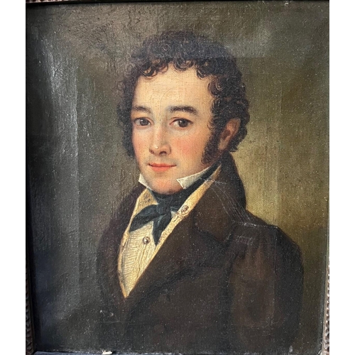 288 - A 19TH CENTURY CONTINENTAL OIL ON CANVAS, PORTRAIT OF A GENTLEMAN
Held in a good early 19th Century ... 