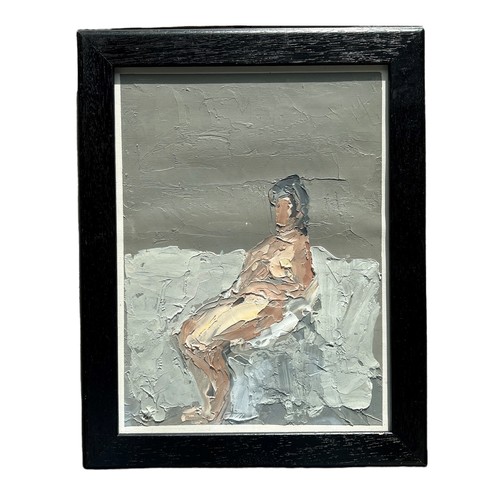 284 - BERNARD MYERS, BRITISH, 1925 - 2007, THREE 20TH CENTURY OILS ON PAPER
Nudes studies of women, signed... 