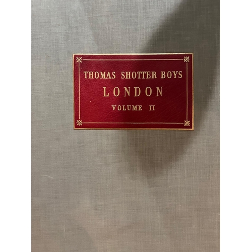 134 - THOMAS SHOTTER BOYS
Original Views of London As It Is. Two volumes in slipcase