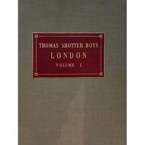 134 - THOMAS SHOTTER BOYS
Original Views of London As It Is. Two volumes in slipcase