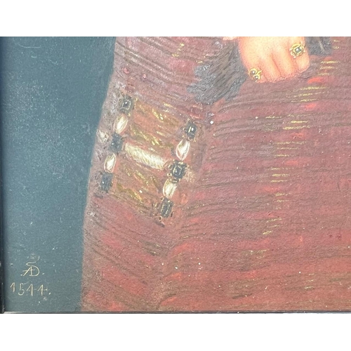 343 - AFTER HANS HOLBEIN, THE YOUNGER, D. 1543, LONDON, PORTRAIT MINIATURE (POSSIBLY ON VELLUM) HENRY VIII... 