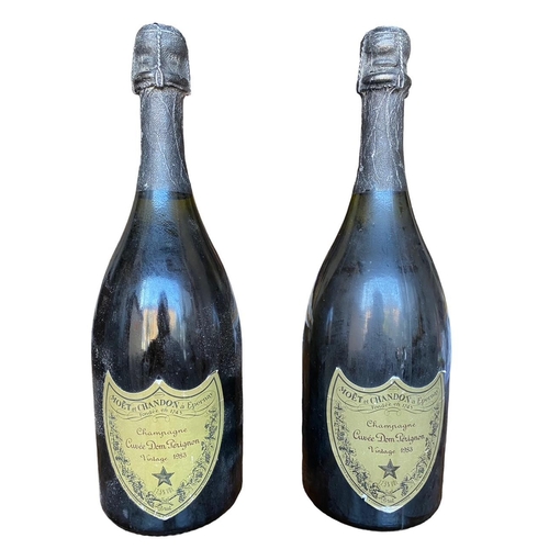 92 - DOM PÉRIGNON, TWO VINTAGE 1983 BOTTLES OF CHAMPAGNE
ALONG WITH DOM PÉRIGNON, A VINTAGE 1982 BOTTLE O... 