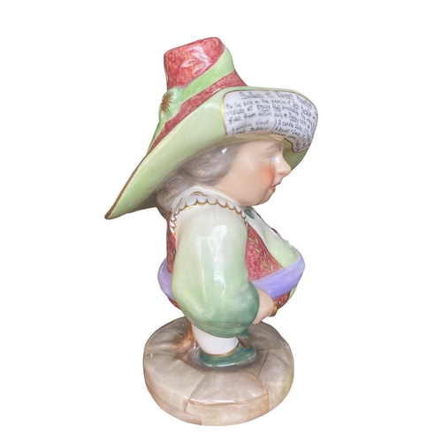 114 - J. GRIFFITHS, 1983, ROYAL CROWN DERBY, A PORCELAIN MANSION DWARF ‘AUCTION OF ELEGANT HOUSEHOLD FURNI... 