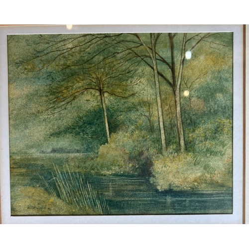 182 - A COLLECTION OF SIX 20TH CENTURY LANDSCAPE WATERCOLOURS AND PASTEL
To include Hazel Harrison, Vernon... 