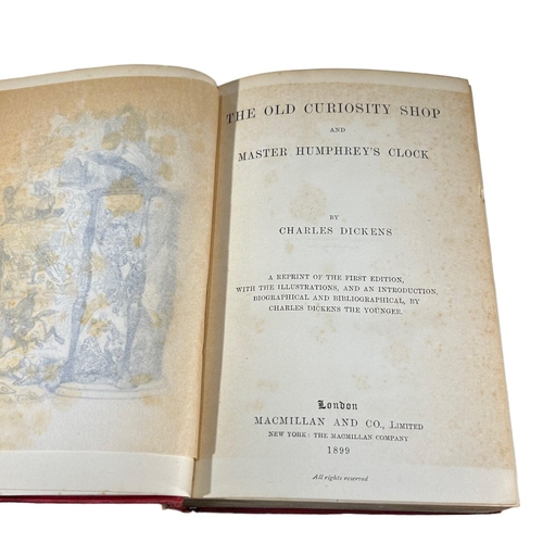 53 - CHARLES DICKENS, THE OLD CURIOSITY SHOP AND MASTER HUMPHREY’S CLOCK, 3RD EDITION, 1899
Published by ... 