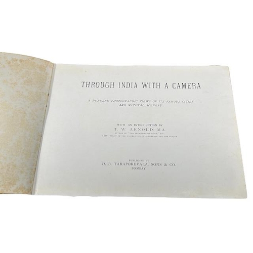 57 - INDIA INTEREST. COLLECTION OF FOUR LATE 19TH/ EARLY 20TH CENTURY PHOTOGRAPHY BOOKS OF CALCUTTA, BOMB... 