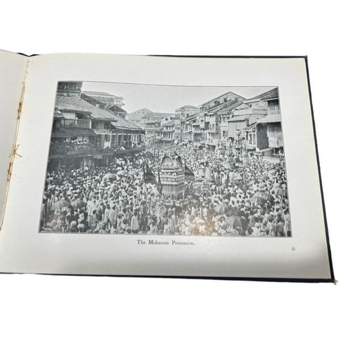 57 - INDIA INTEREST. COLLECTION OF FOUR LATE 19TH/ EARLY 20TH CENTURY PHOTOGRAPHY BOOKS OF CALCUTTA, BOMB... 