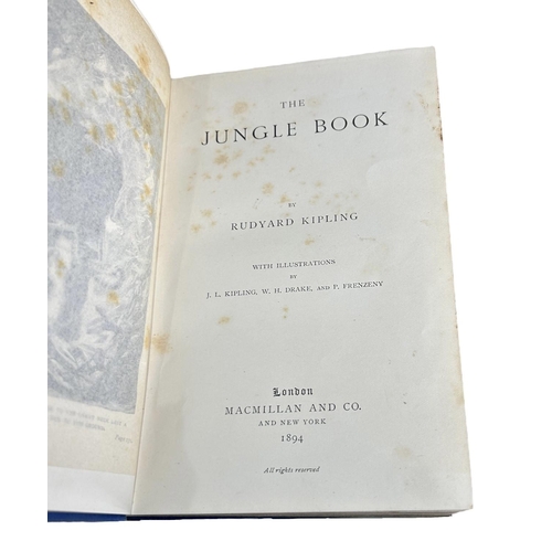 60 - RUDYARD KIPLING, ‘THE JUNGLE BOOK’, PUBLISHED 1894, BY MACMILLAN AND CO., LONDON AND NEW YORK
Illust... 