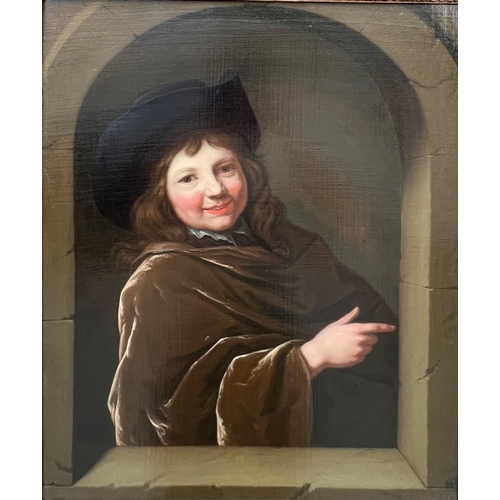 212 - ATTRIBUTED TO JACOB VAN LOO, SLUIS, 1614 - 1670, PARIS, A 17TH CENTURY OIL ON CANVAS 
Portrait of a ... 