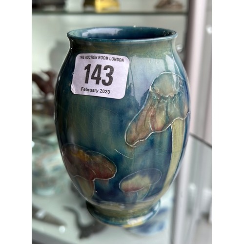 168 - MOORCROFT FOR LIBERTY & CO., A WILLIAM MOORCROFT VASE 
Mushroom decoration, reg no: 420081, signed ‘... 