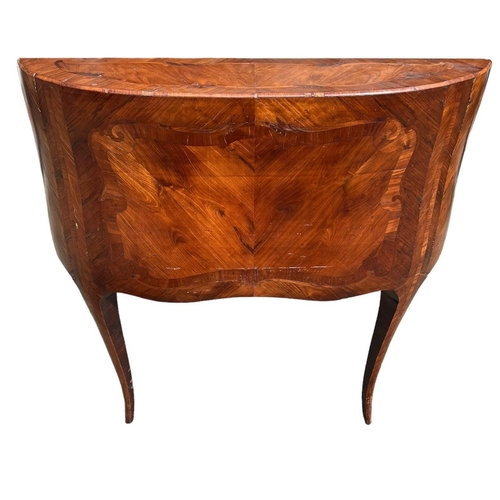 219 - ATTRIBUTED TO FRANÇOIS AND PIERRE GARNIER, AN 18TH CENTURY FRENCH LOUIS XV TULIPWOOD AND INLAID WRIT... 