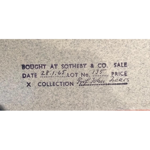 252 - PORTER, 20TH CENTURY WATERCOLOUR 
Abstract signed and dated 8/2/62 top right, framed and glazed.
(sh... 