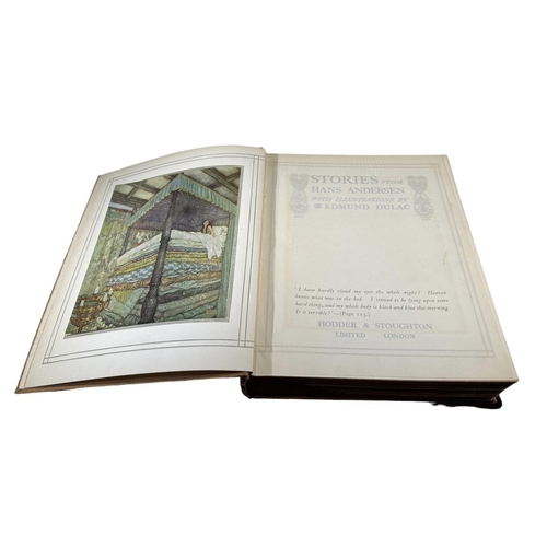 191 - HANS CHRISTIAN ANDERSEN, ILLUSTRATED BY EDMUND DULAC. STORIES FROM HANS ANDERSON BOOK, 1ST EDITION, ... 