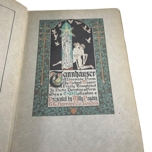 193 - WILLY POGANY. TANNHAUSER BOOK, 1ST EDITION, 1911
A Dramatic Poem by Richard Wagner, Freely translate... 