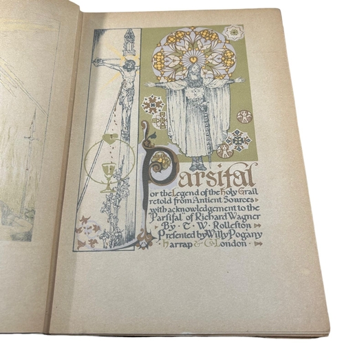 198 - WILLY POGANY. PARSIFAL, THE LEGEND OF THE HOLY GRAIL BOOK, 1ST EDITION, 1912
Retold from Ancient Sou... 