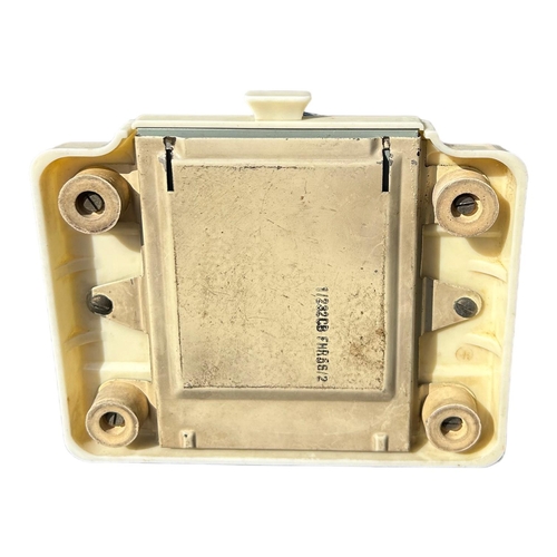 206 - A 1950’S TYPE 232 SERIES IVORY BAKELITE TELEPHONE AND TERMINAL BOX
Impressed marked 164, 50, exchang... 