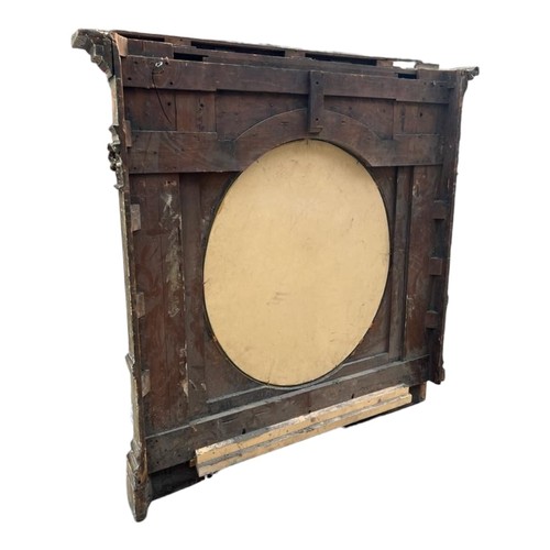 220 - TWO LARGE AND IMPRESSIVE EARLY 19TH CENTURY ENGLISH CARVED GILTWOOD AND GESSO OVERMANTLE MIRRORS
The... 