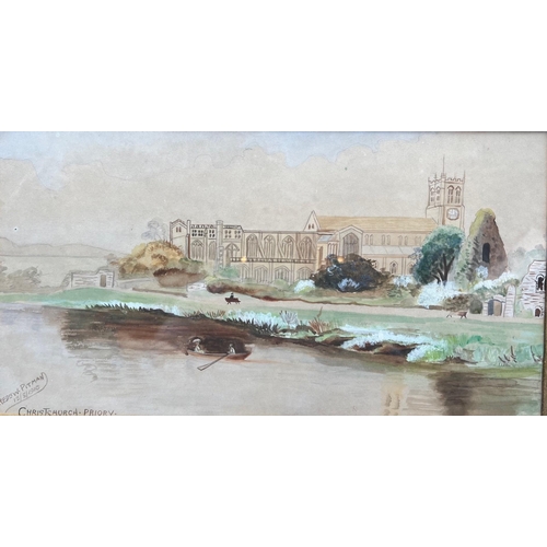 245 - A COLLECTION OF THREE 19TH AND 20TH CENTURY WATERCOLOUR
To include a large 19th Century Continental ... 