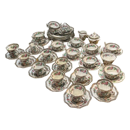 59 - EARLY 20TH CENTURY COALPORT INDIAN TREE PATTERN PART TEA SERVICE
Comprising tea cups, coffee cups, s... 