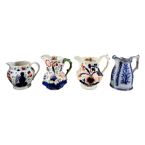 66 - 19TH CENTURY COLLECTION OF TWENTY FOUR JUGS, COMPRISING ALLERTONS AND OTHER UNMARKED GAUDY EXAMPLES
... 