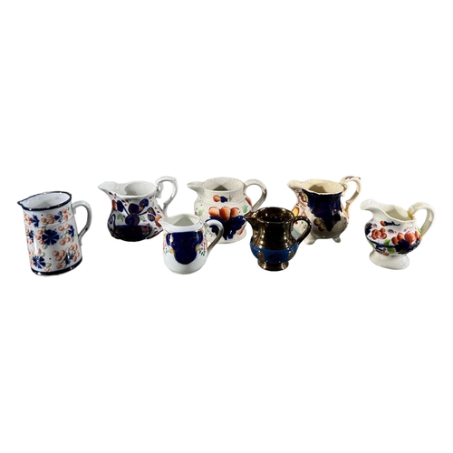 66 - 19TH CENTURY COLLECTION OF TWENTY FOUR JUGS, COMPRISING ALLERTONS AND OTHER UNMARKED GAUDY EXAMPLES
... 