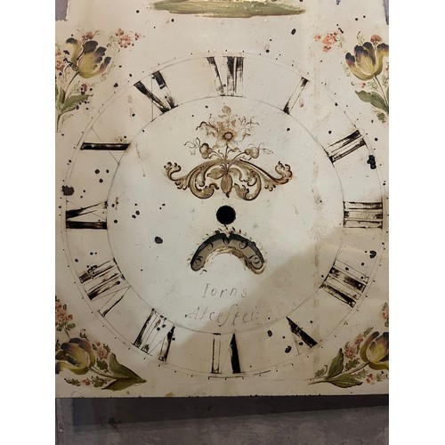 55C - A COLLECTION OF TWELVE 18TH/19TH CENTURY LONGCASE CLOCK 
Dials two signed John Adams Halesowen, Felt... 