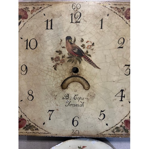 55C - A COLLECTION OF TWELVE 18TH/19TH CENTURY LONGCASE CLOCK 
Dials two signed John Adams Halesowen, Felt... 